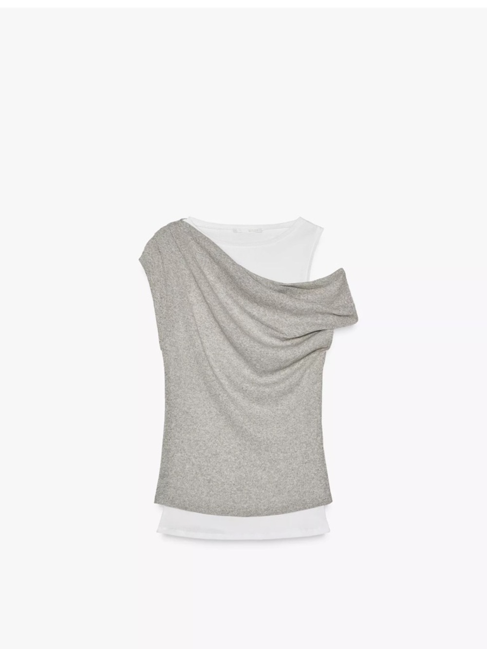 Zara Double Asymmetric T-Shirt
